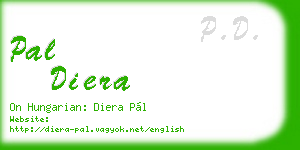 pal diera business card